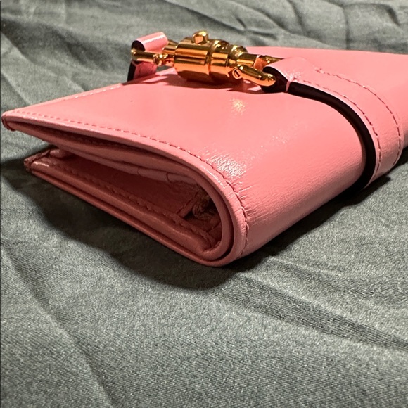 NWT GUCCI Jackie 1961 Card Case Wallet Wild Rose with Gold Accent - Picture 10 of 10